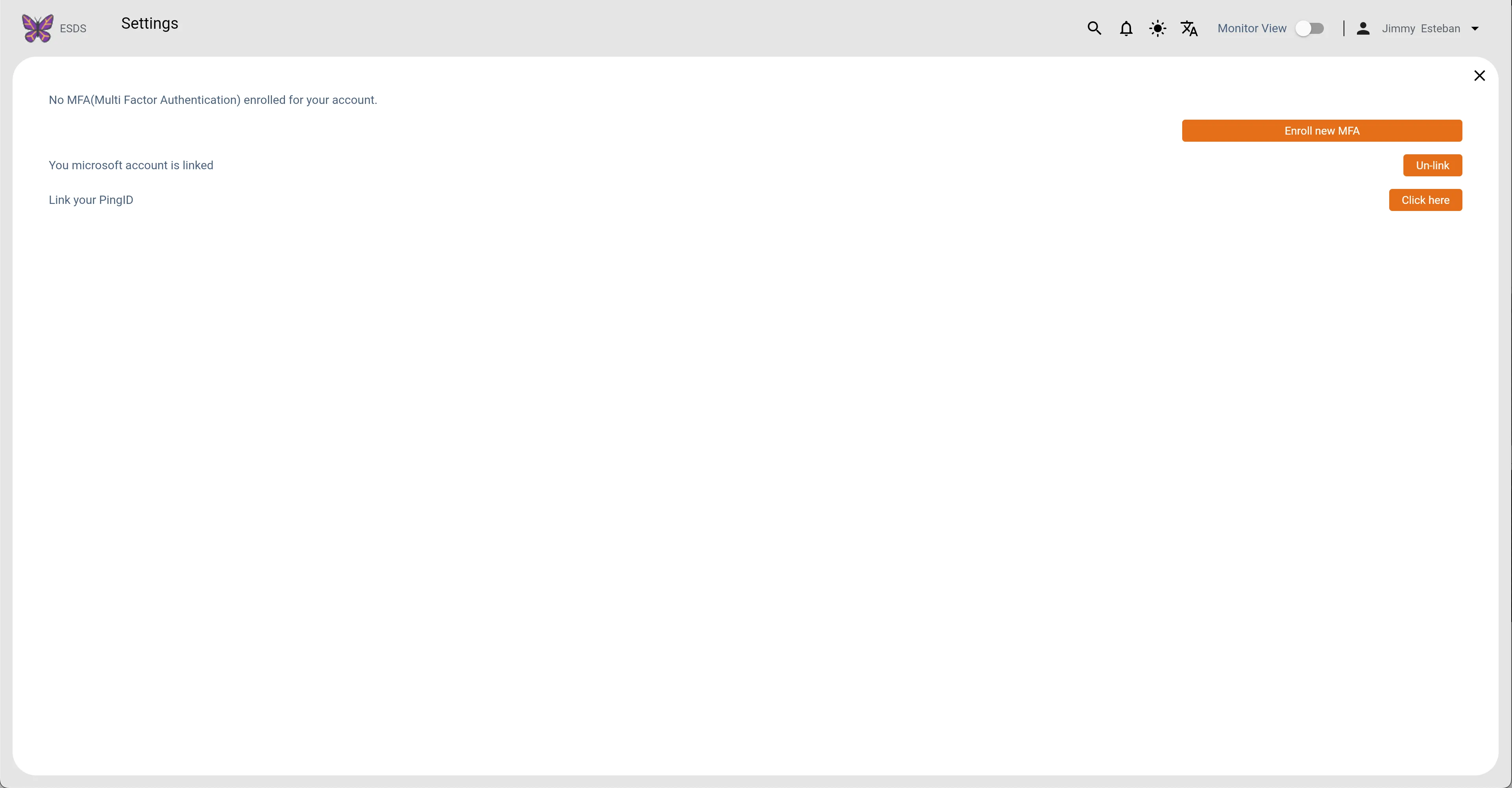Settings (Light Mode)